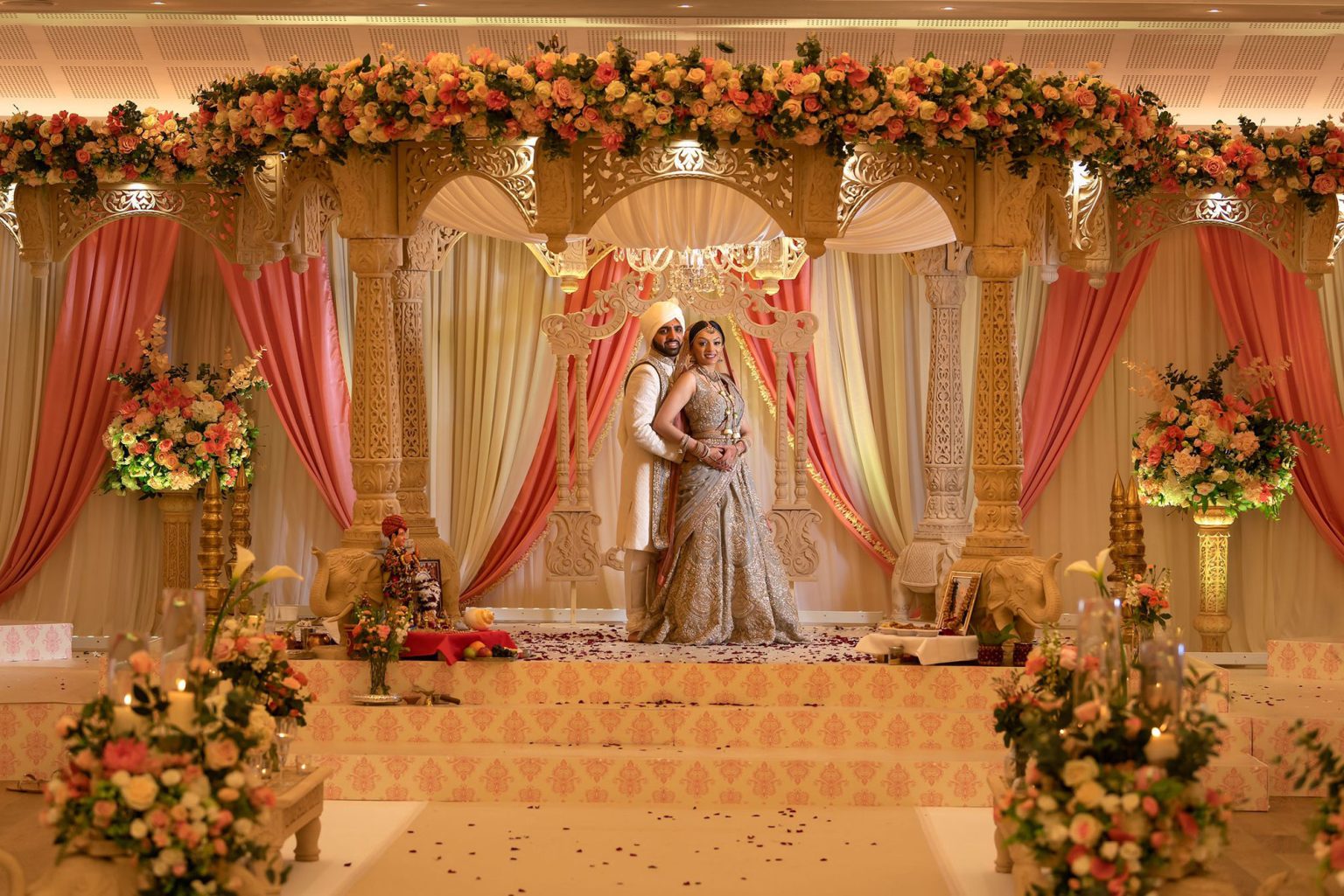 South Asian mandap ceremony